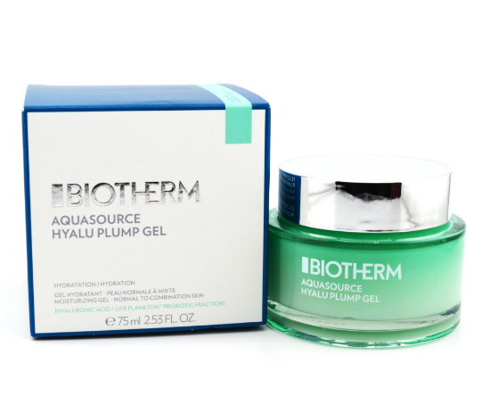 Imagine Gel hidratant si regenerant pentru piele normala si mixta Biotherm Aquasource Hyalu Plump Gel 75mL