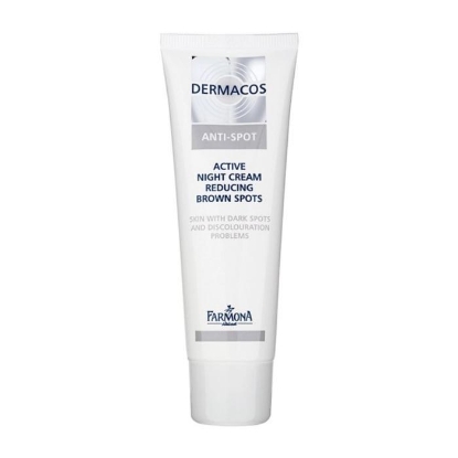 Imagine Crema activa noapte pentru reducerea petelor Dermacos 50 mL